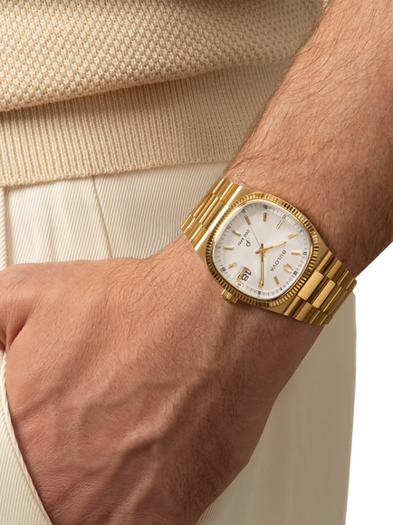 Bulova 97B223 Men's Super Seville 38mm Bracelet Strap Watch, Gold - view 2, Gold