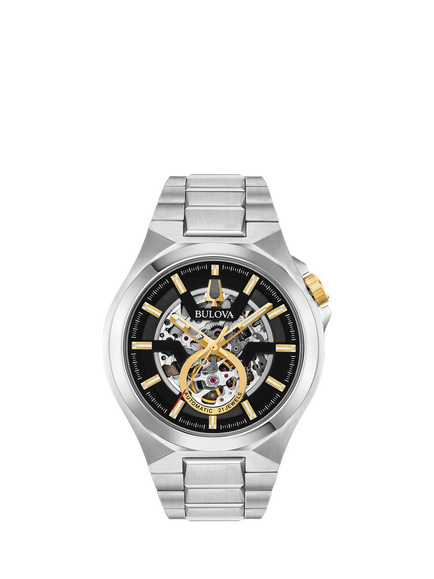 Bulova 98A224 Men's Classic Round Bracelet Strap Watch, Silver, Silver