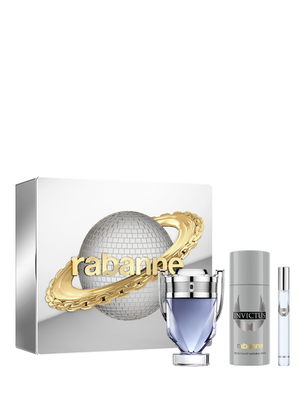 Rabanne Invictus Eau de Toilette 100ml Holiday Fragrance Gift Set, N/A Coffret