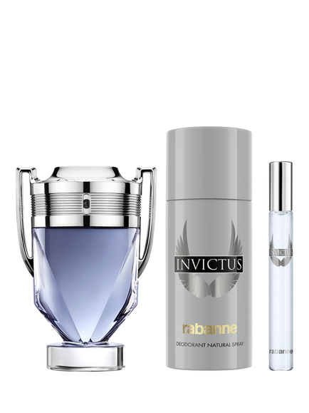 Rabanne Invictus Eau de Toilette 100ml Holiday Fragrance Gift Set - view 2, N/A Coffret