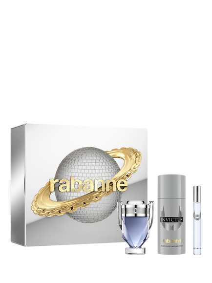 Rabanne Invictus Eau de Toilette 50ml Holiday Fragrance Gift Set, N/A Coffret