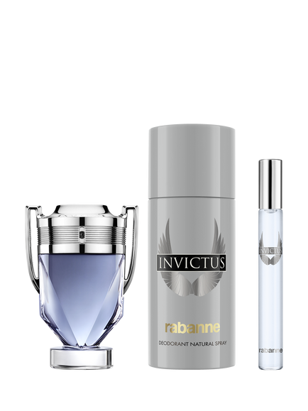 Rabanne Invictus Eau de Toilette 50ml Holiday Fragrance Gift Set - view 2, N/A Coffret
