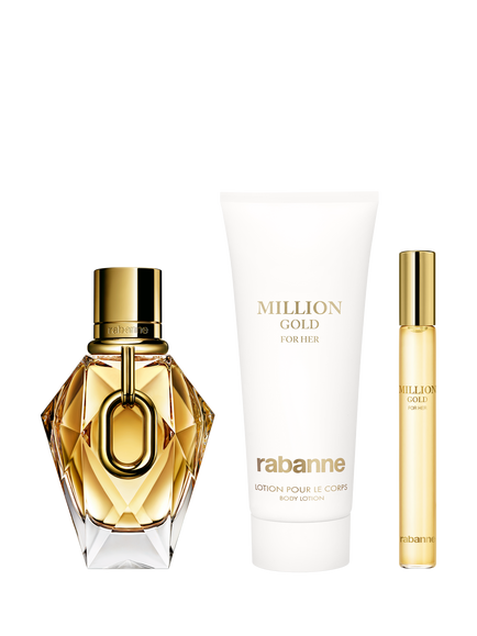 Rabanne Million Gold For Her Eau De Parfum Fragrance Gift Set - view 2, N/A Coffret