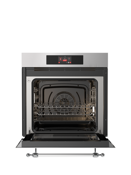 ILVE Milano OV601NT3 60cm Integrated Oven - view 2, Stainless Steel & Chrome