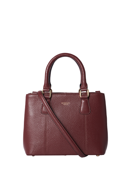 Osprey London The Adaline Mini Leather Grab Bag, Merlot