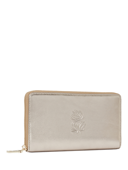 OSPREY LONDON Luxe Travel Organiser, Metallic Gold - view 2, Metallic Gold