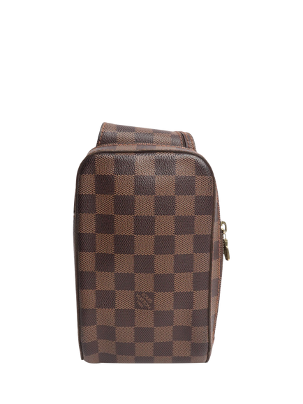 Pre-loved Louis Vuitton 2008 Damier Ebene Sling Bag, Brown, Brown