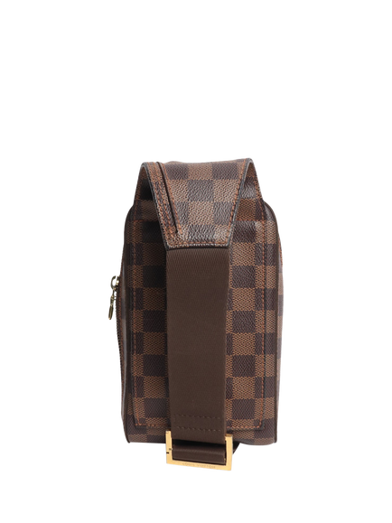 Pre-loved Louis Vuitton 2008 Damier Ebene Sling Bag, Brown - view 2, Brown