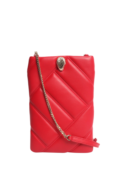 Pre-loved Bvlgari Serpenti Crossbody Pouch, Red, Red