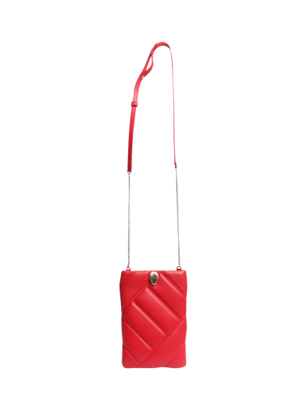 Pre-loved Bvlgari Serpenti Crossbody Pouch, Red - view 2, Red