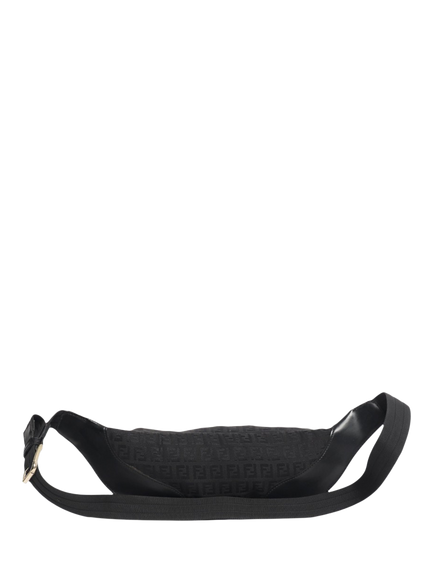 Pre-loved Fendi FF Belt Bag, Black - view 2, Black
