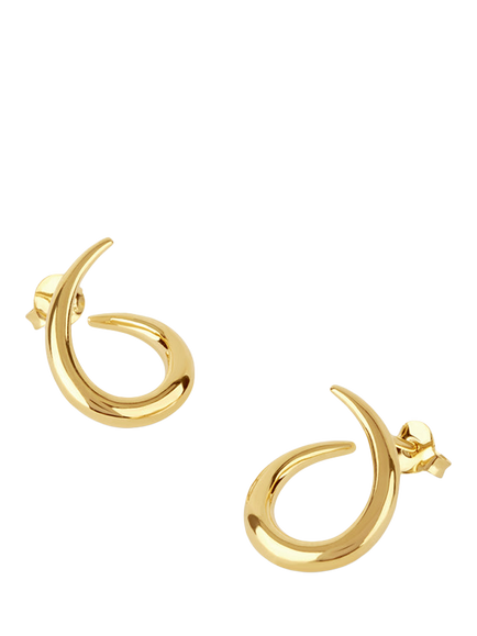 Dinny Hall Toro Twist Studs Earrings, Gold