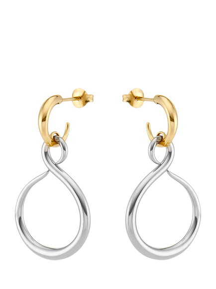 Dinny Hall Toro Lasso Drop Earrings, Silver, Gold, Silver, Gold
