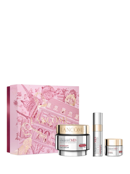 Lancôme Absolue Longevity MD Intercept Serum & Cream, Mitopure® Christmas Skincare Gift Set, Clear