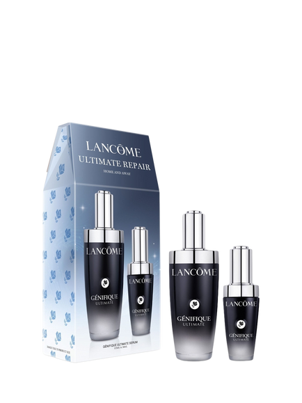 Lancôme Génifique Ultimate Dual Repair Augmented Serum Duo Kit Christmas Skincare Gift Set, Clear