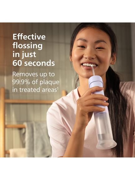 Philips Sonicare HX3333/23 Compact Portable 3-Mode Electric Water Flosser 1000, Lilac - view 2, Lilac