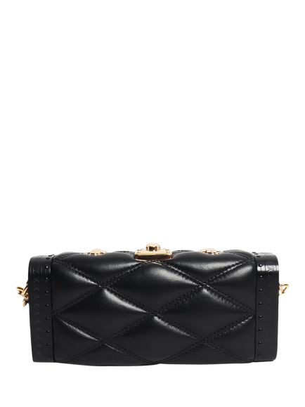 Pre-loved Louis Vuitton Vanity Case PM Bag With Gold Hardware, Black, Black