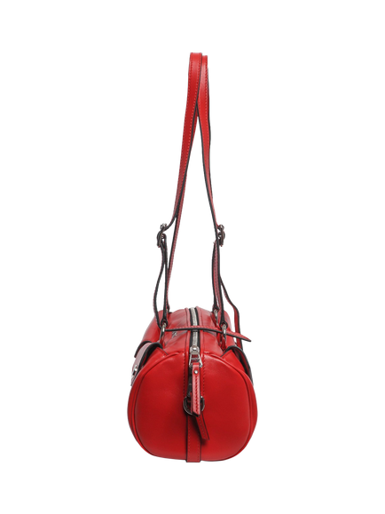 Pre-loved Miu Miu Boston Shoulder Bag, Red - view 2, Red