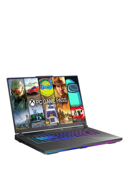 ASUS ROG Strix G16 Gaming Laptop, AMD Ryzen 9, 16GB RAM, 1TB SSD, RTX 5060, 16" WUXGA Full HD, Eclipse Grey - view 2, Eclipse Grey