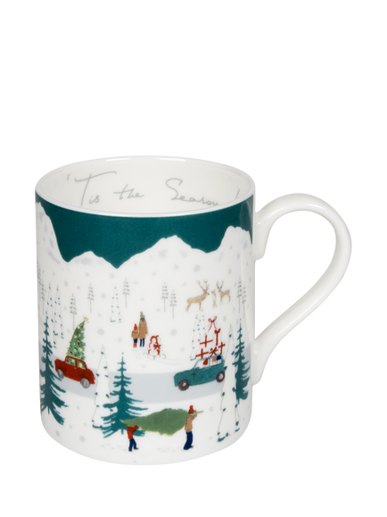 Sophie Allport 'Tis the Season Bone China Mug, 275ml, Multi