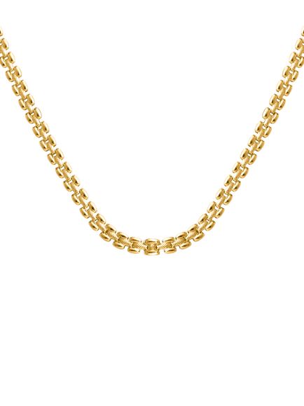 LARNAUTI Annecy Panther Necklace, Gold, Gold