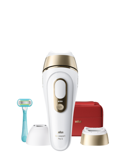 Braun Silk Expert Pro 5 PL5221 Hair Remover, White, White