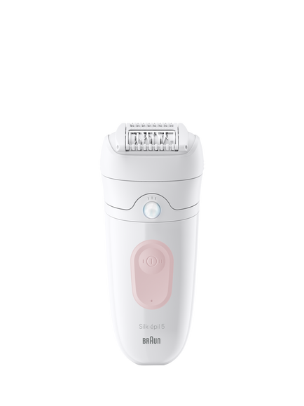 Braun Silk·épil 5SE5-000 Epilator Hair Remover, White / Pink, White /  Pink