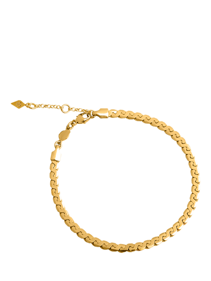 LARNAUTI Annecy Infinity Bracelet, Gold, Gold