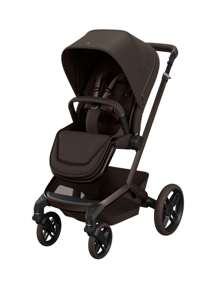 Maxi-Cosi Fame Pushchair, Carrycot & Accessories Bundle, Espresso - view 2, Espresso