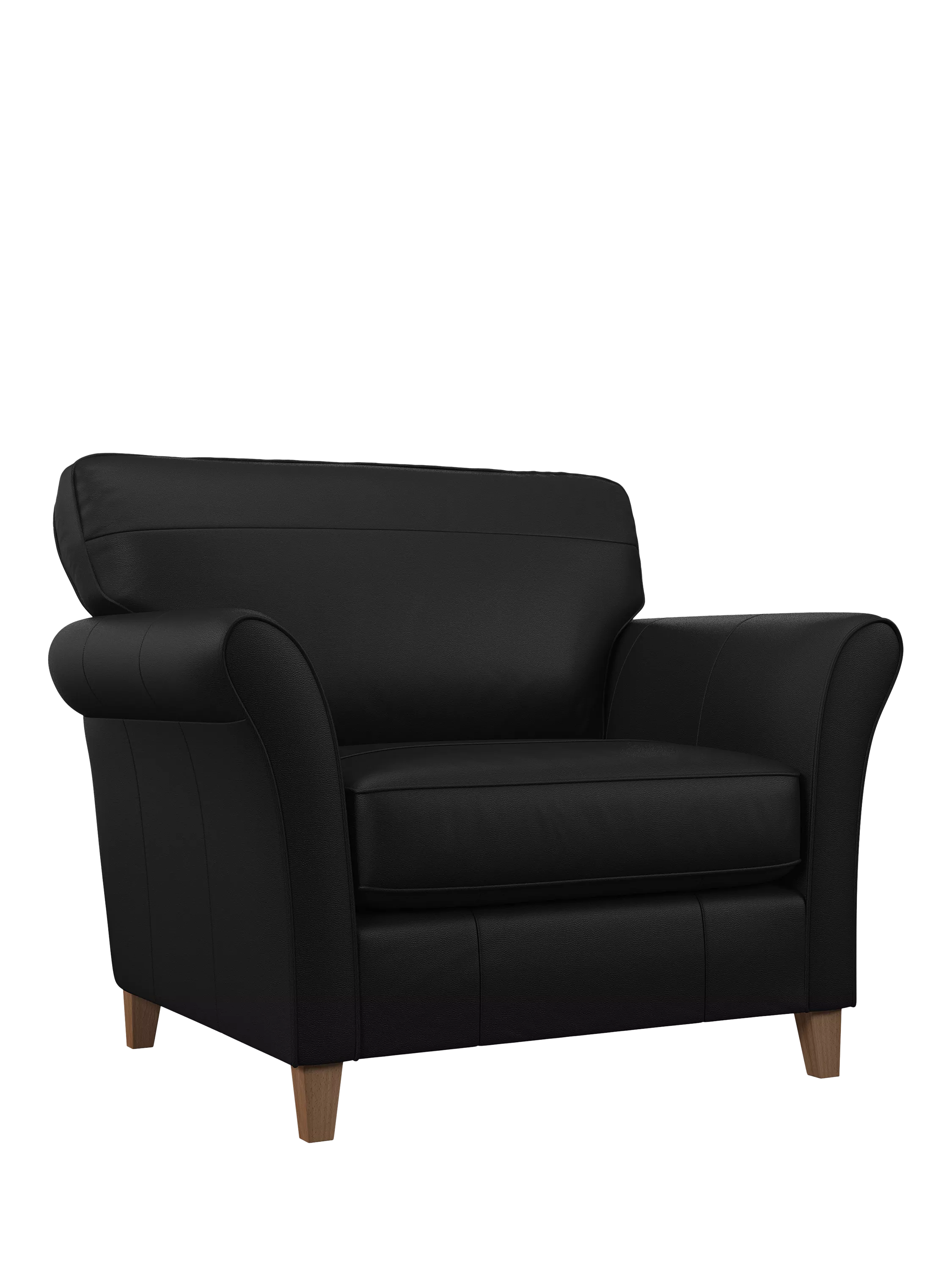 John Lewis Isla Leather Snuggler, Light Leg