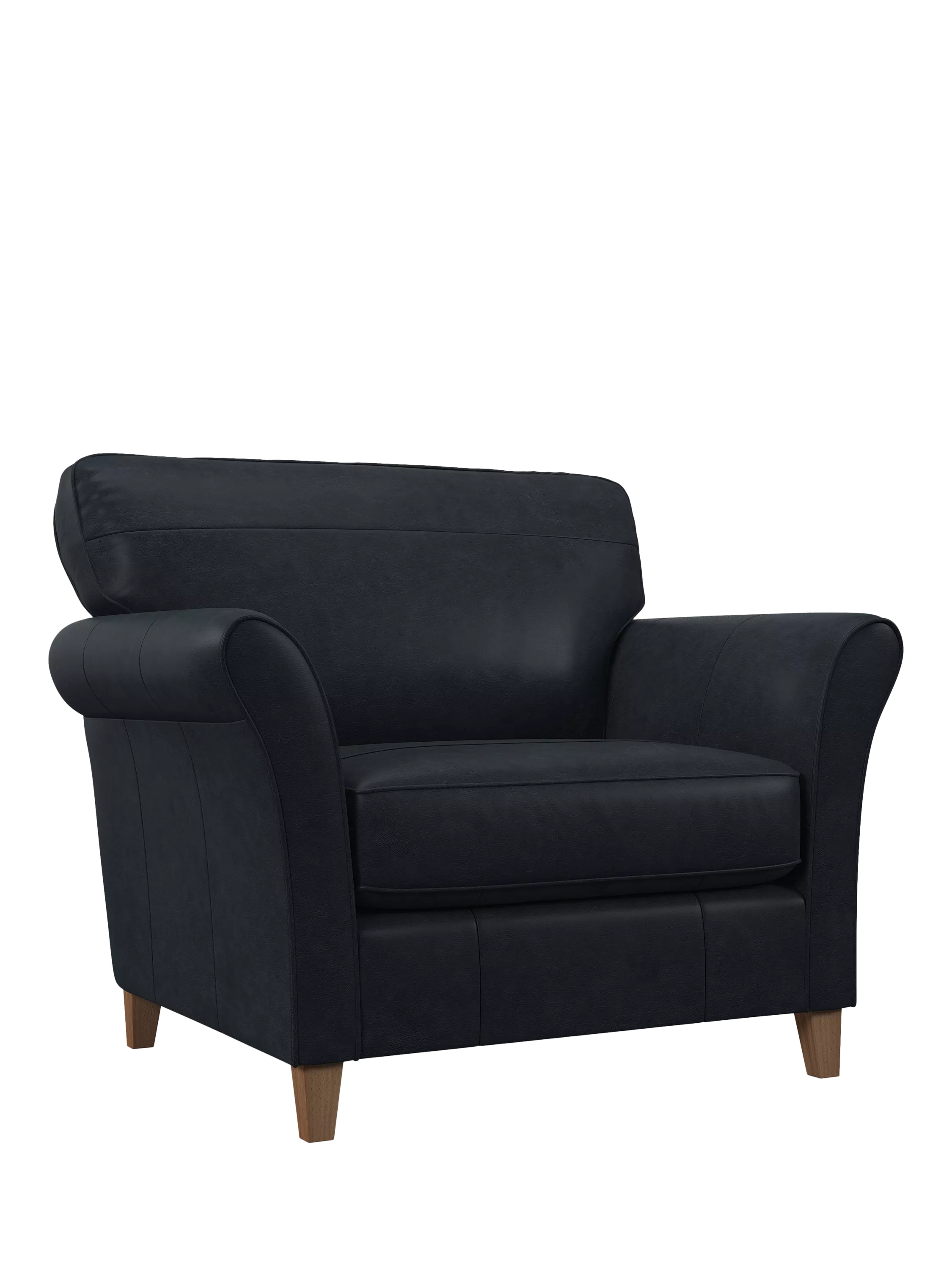John Lewis Isla Leather Snuggler, Light Leg