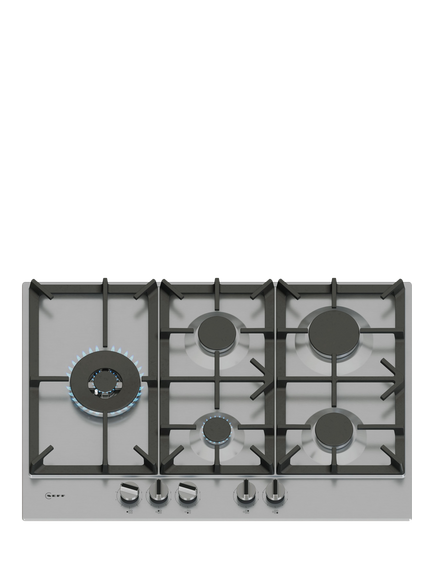 Neff OUTLET N70 T27CIS8N0 75cm Gas Hob, Like New, Stainless Steel, Stainless Steel