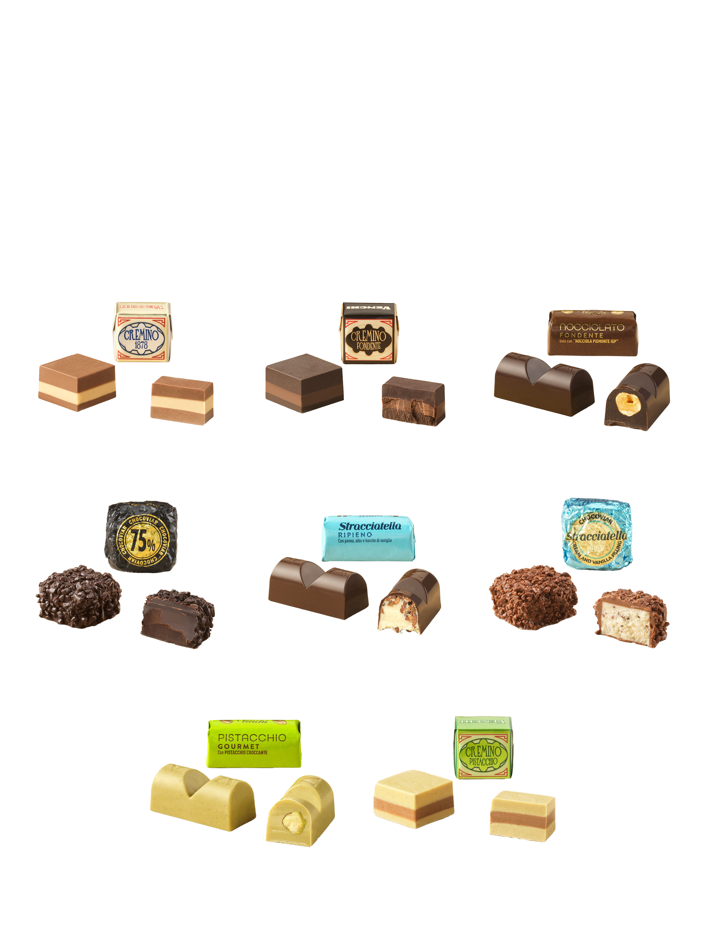 Venchi Square Chocolate Selection Gift Tin, 275g
