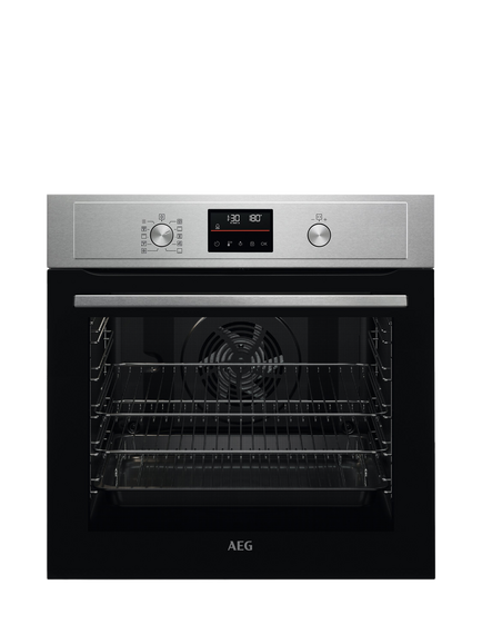 AEG OUTLET BPX535061M Built In Single Electric Oven, Like New, Stainless Steel, Stainless Steel
