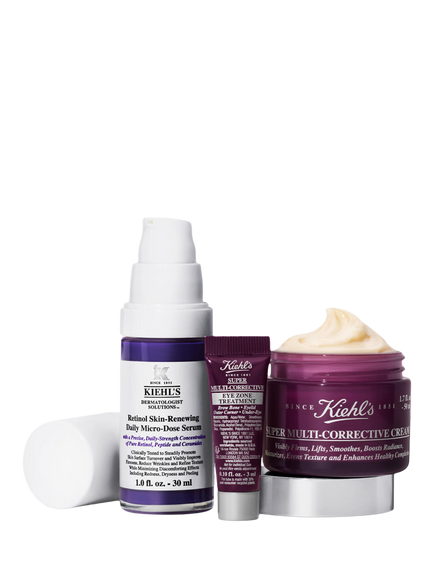 Kiehl's Unwrap Smooth Skin Anti-Ageing Duo Holiday Skincare Gift Set - view 2, Clear