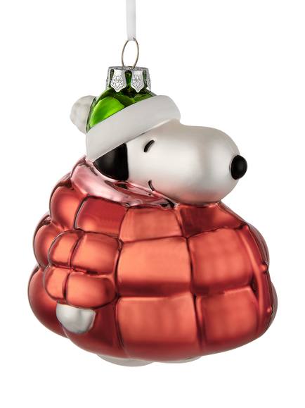 Hallmark Snoopy Glass Bauble, Multi, Multi