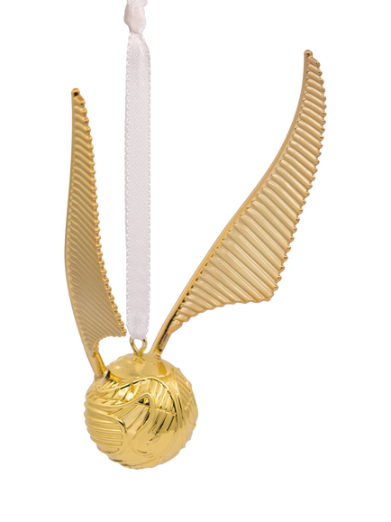Hallmark Metal Snitch Metal Bauble, Gold - view 2, Gold