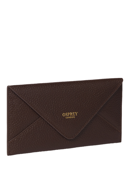 OSPREY LONDON Envelope Card Case - view 2, Bitter Chocolate