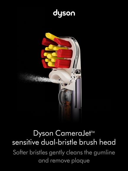 Dyson CameraJet Dual-Bristle Sensitive Electric Toothbrush Head, Pack of 3 - view 2, None
