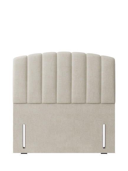 Hypnos OUTLET  Beatrice Euro Slim Upholstered Headboard, Double, Like New, Atlas Cobalt, Atlas Cobalt