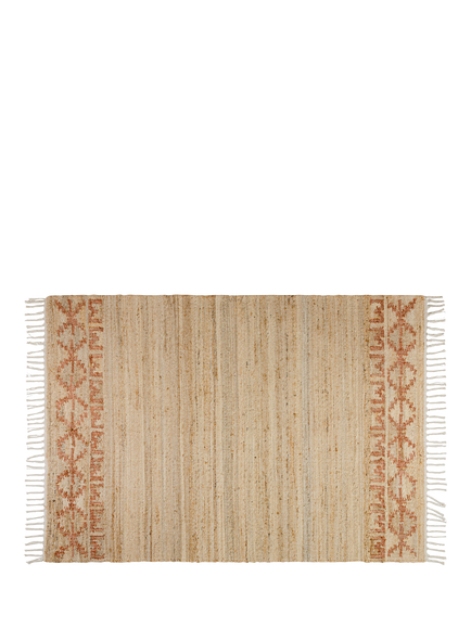nkuku Akari Jute & Cotton Rug, Natural, Natural