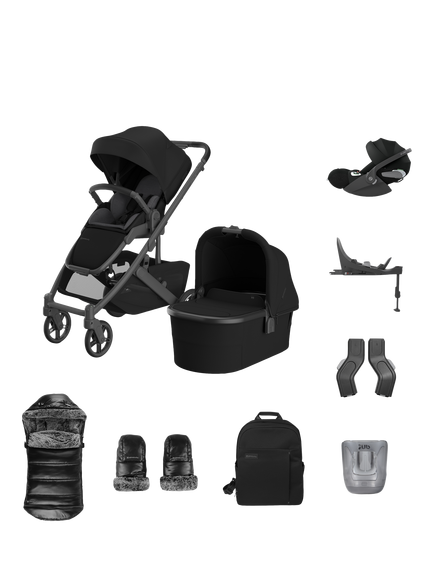 UPPAbaby Cruz V3 Pushchair, Cybex Cloud T iSize Baby Car Seat & Base T Bundle, James, James