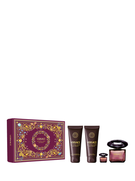 Versace Crystal Noir Eau de Parfum 90ml Fragrance Gift Set, 