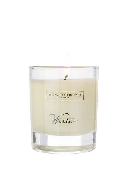 The White Company Winter Candle, 140g, White