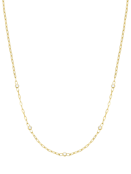 Dinny Hall Paperclip Chain Necklace, Gold, Gold