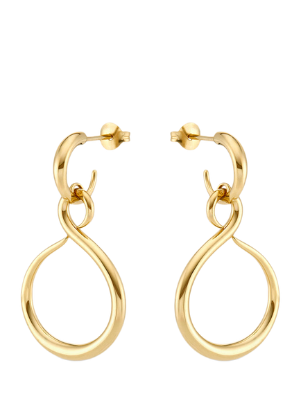 Dinny Hall Toro Lasso Drop Earrings, Gold, Gold