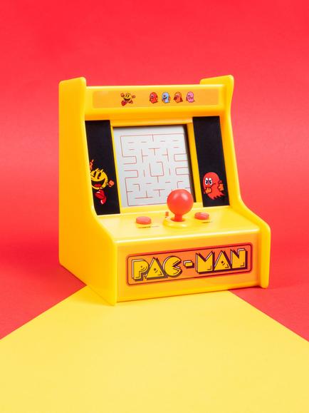 Fizz Creations PAC-MAN Desktop Arcade Game, Blue Multi Blue