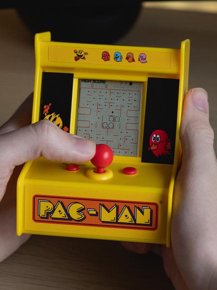 Fizz Creations PAC-MAN Desktop Arcade Game - view 2, Blue Multi Blue