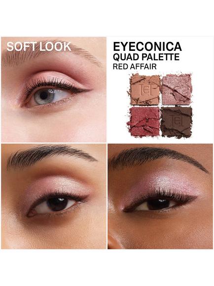 Carolina Herrera Eyeconica Eyeshadow Quad Palette - view 2, Red Affair