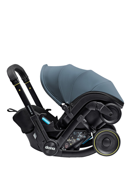 Doona X Car Seat, ISOFIX Base & Stroller - view 2, Ocean Blue